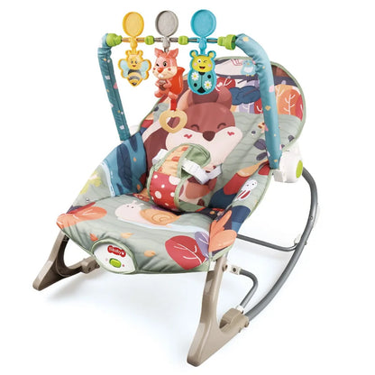 Transat bébé 2 en 1 – Musique et bascule multifonction