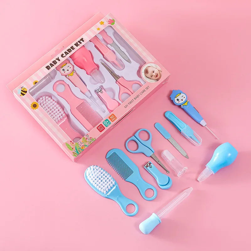 10-Piece Baby Care Gift Set – Nail Clippers, Ear Scoops & More