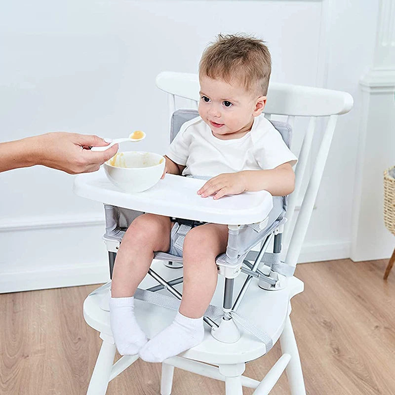Portable Infant High Chair – Children’s Adjustable Height Seat