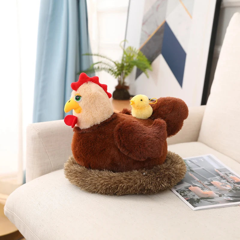Ensemble de peluches Famille Poussins – Maman et Bébé Câlins !