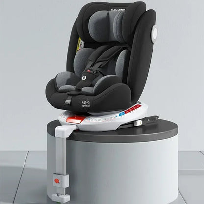 Infant Car Seat 0-4Y | 360° Swivel, Adjustable Backrest & Leg Support
