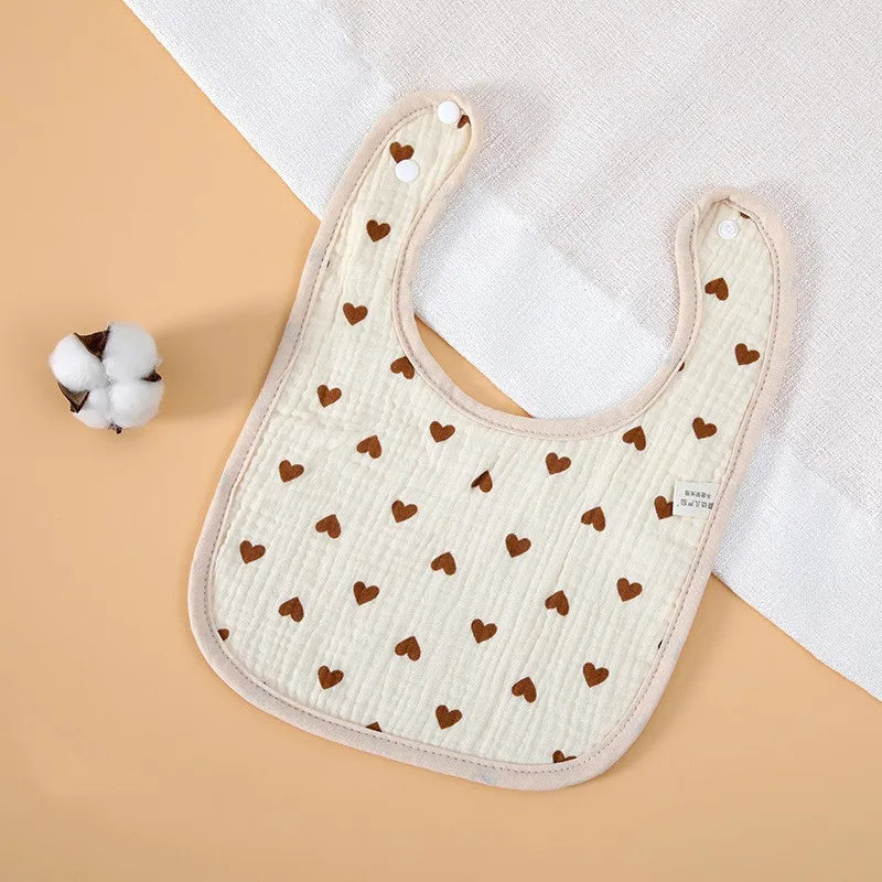 Toddler Feeding Bib – Soft Cotton Saliva Towel