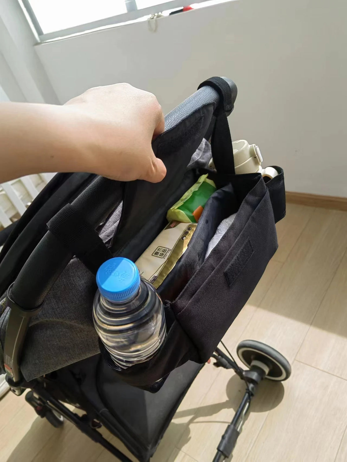 Sac de rangement suspendu ours en dessin animé – Organisateur pour poussette