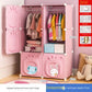 Armoire moderne pour enfants – Placard et rangement pliables en plastique