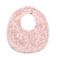 Flower Print Cotton Baby Bib – Adjustable Snap Bandana