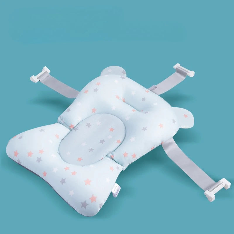 Infant Bathtub Pad – Soft Support & Toddler Shower Net