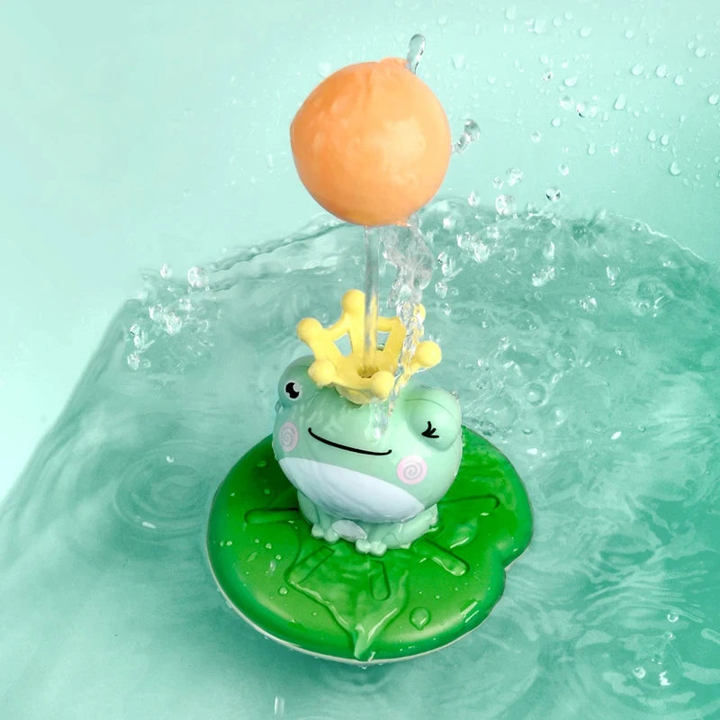 Grenouille électrique flottante pour le bain – Arroseur et douche amusants pour les enfants