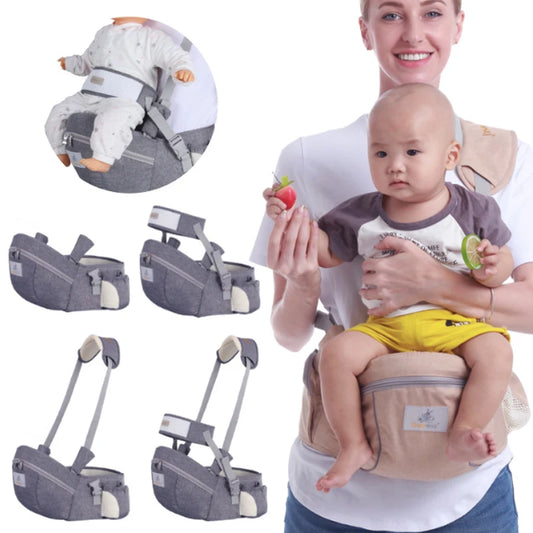 Ergonomic Front-Facing Baby Carrier with Hip Seat