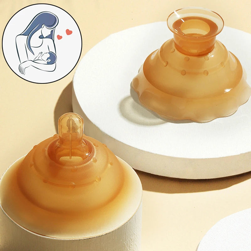 Silicone Nipple Shields – Breastfeeding Protectors with Box