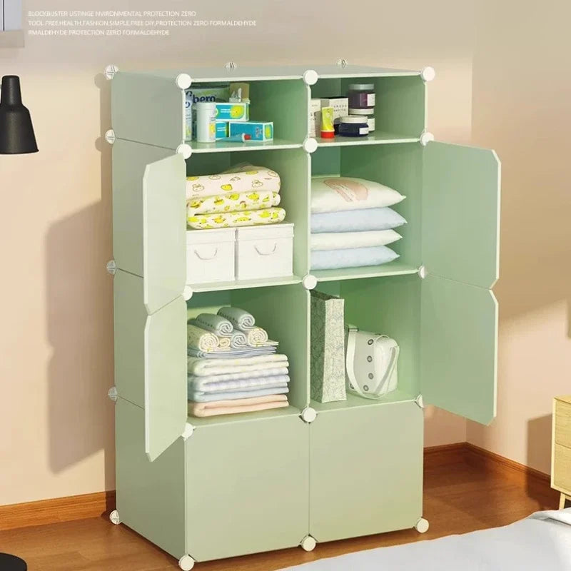 Kids Wardrobe Organizer – Baby Closet & Storage Cabinet