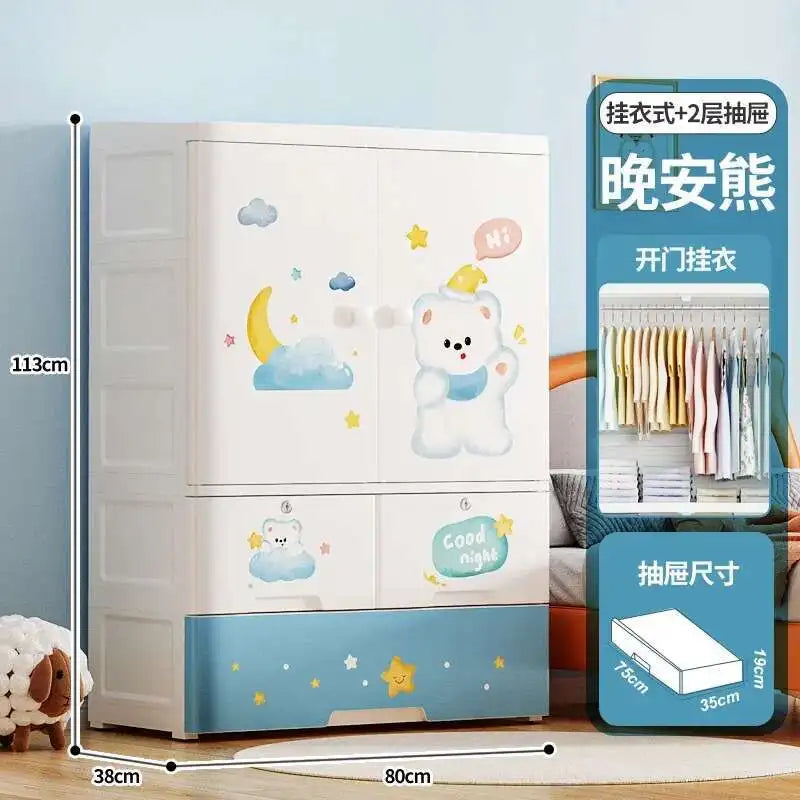 Armoire de rangement pour chambre de bébé
