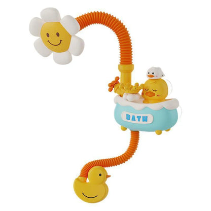 Jouet de bain pour bébé – Jeu d'eau avec un canard et un nuage mignons