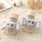 Non-Slip Cartoon Socks with Sound for Babies