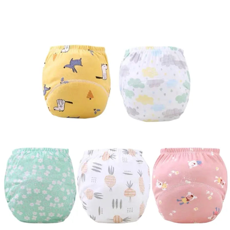 Culottes d'apprentissage imperméables et réutilisables pour bébé