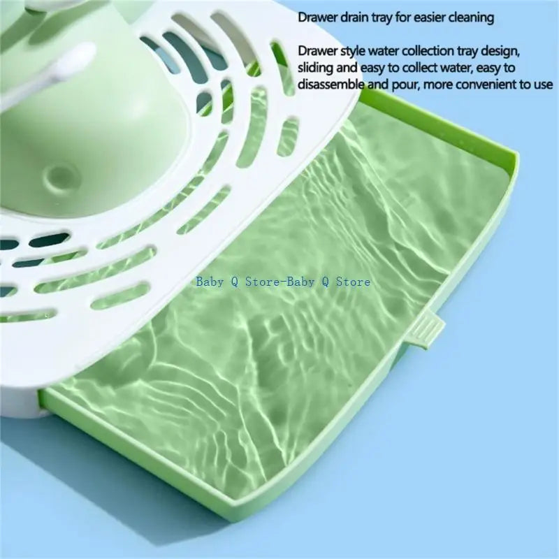 X5XE Space-Saving Baby Bottle Dryer with 6 Pegs Organizer