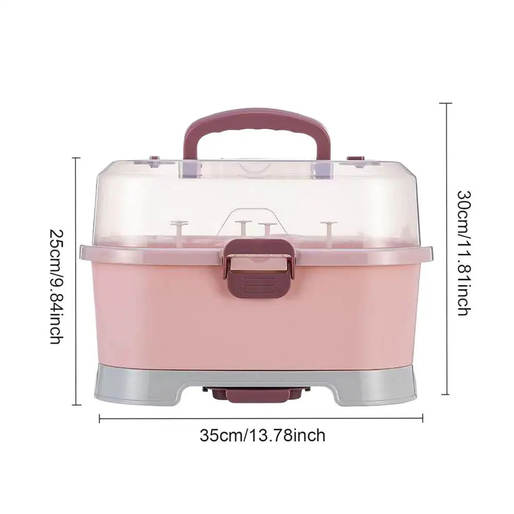 Organisateur de biberons pour tout-petits – Rangement gain de place pour chambre d'enfant