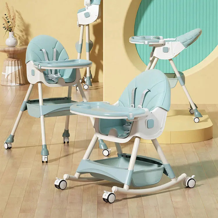Chaise haute pliable pour bébé – Siège repas multifonction réglable