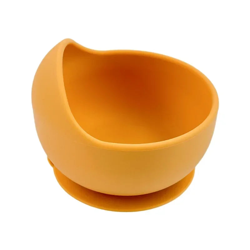 Toddler Meal Set – Non-Slip Silicone Bowl, Spoon & Fork