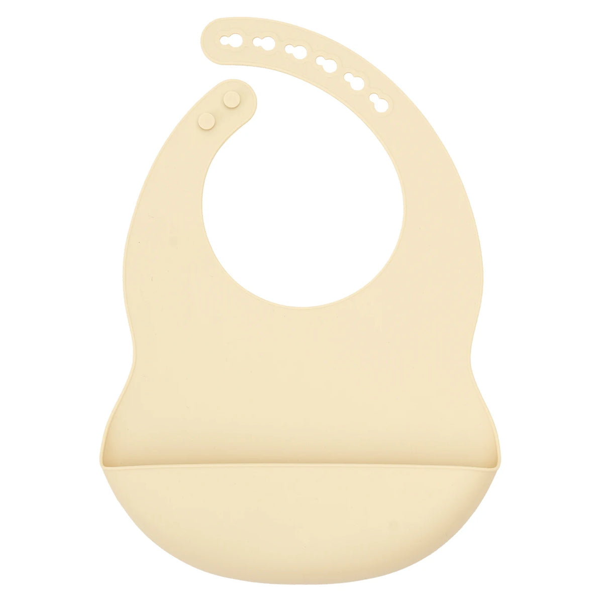 Adjustable Silicone Waterproof Baby Feeding Bib (BPA-Free)