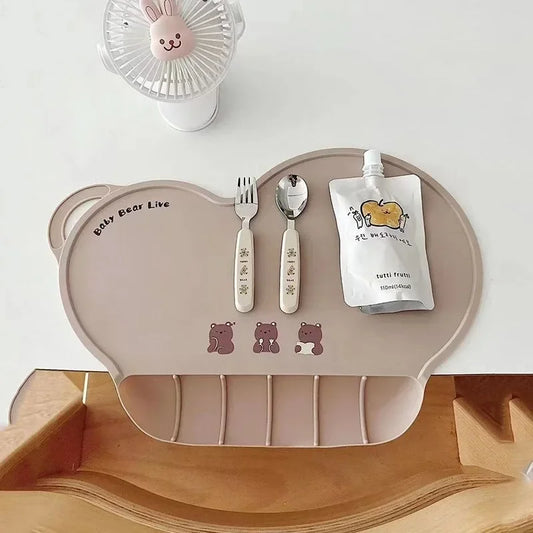 Portable Baby Feeding Mat – Non-Slip Silicone Diner