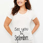 See You In May’ Maternity T-Shirt – Pregnancy Announcement Tee