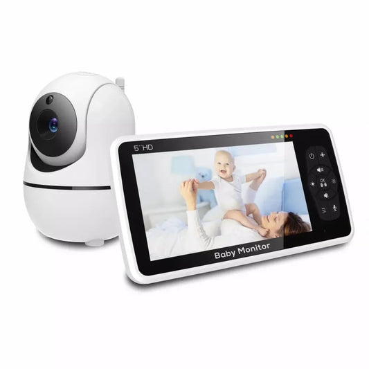 New 5" Baby Monitor with 4X Zoom and Lullabies