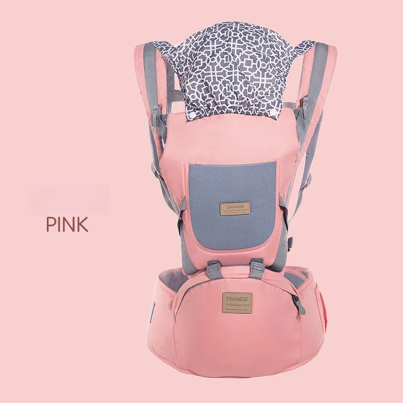 4-in-1 Ergonomic Baby Carrier with Waist Stool & Sling