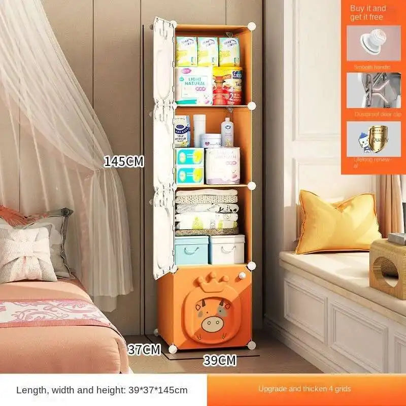 Armoire pliante – Placard bébé en plastique et rangement cubique