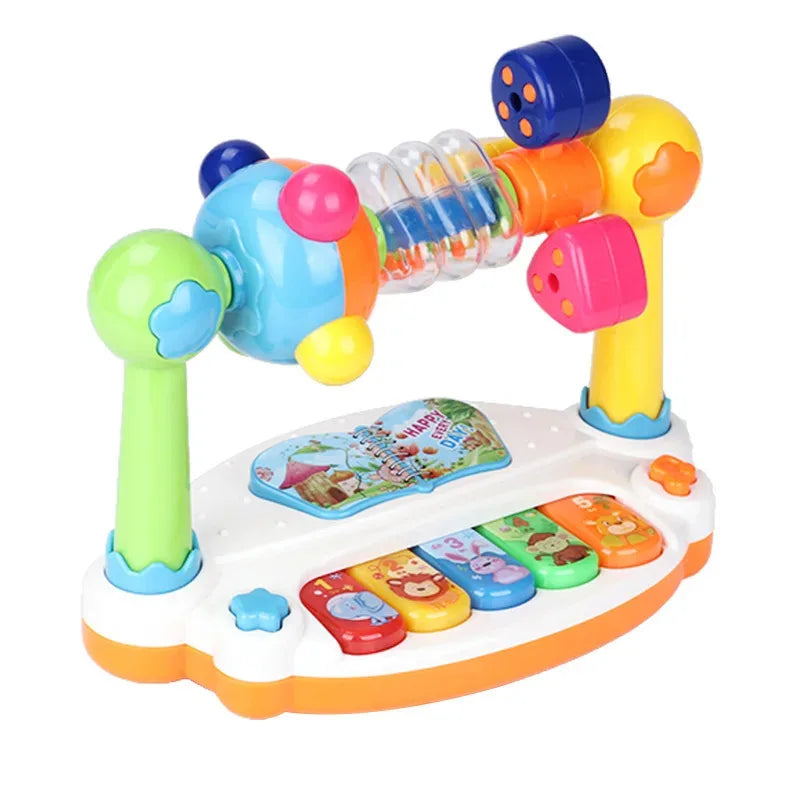 Piano rotatif pour bébé – Lumières et sons amusants !