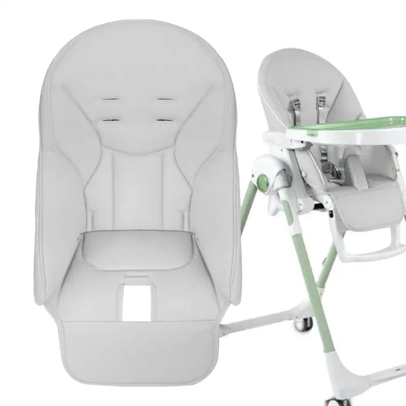 Baby Highchair Cover – Non-Slip PU Leather Cushion Pad