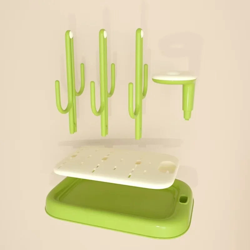 Baby Bottle & Brush Holder – Drying Rack for Bottles and Pacifiers