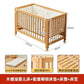Convertible Baby Bassinet – Guardrail & Rolling Design