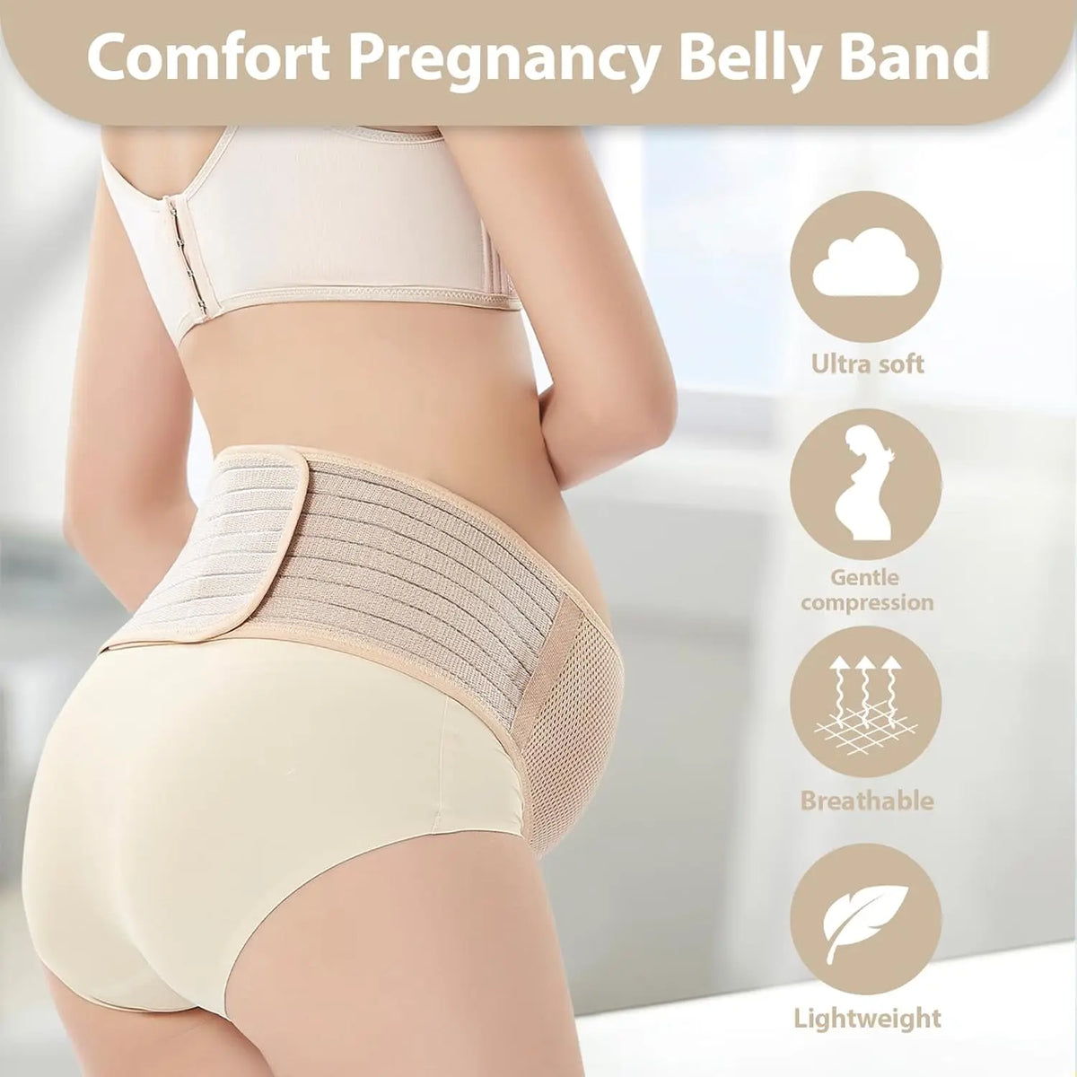 Belly Band for Pregnant Women | Pain Relief & Bump Support Belt