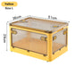 Boîte de rangement pliable BGRORIO – Modèle à roulettes et empilable