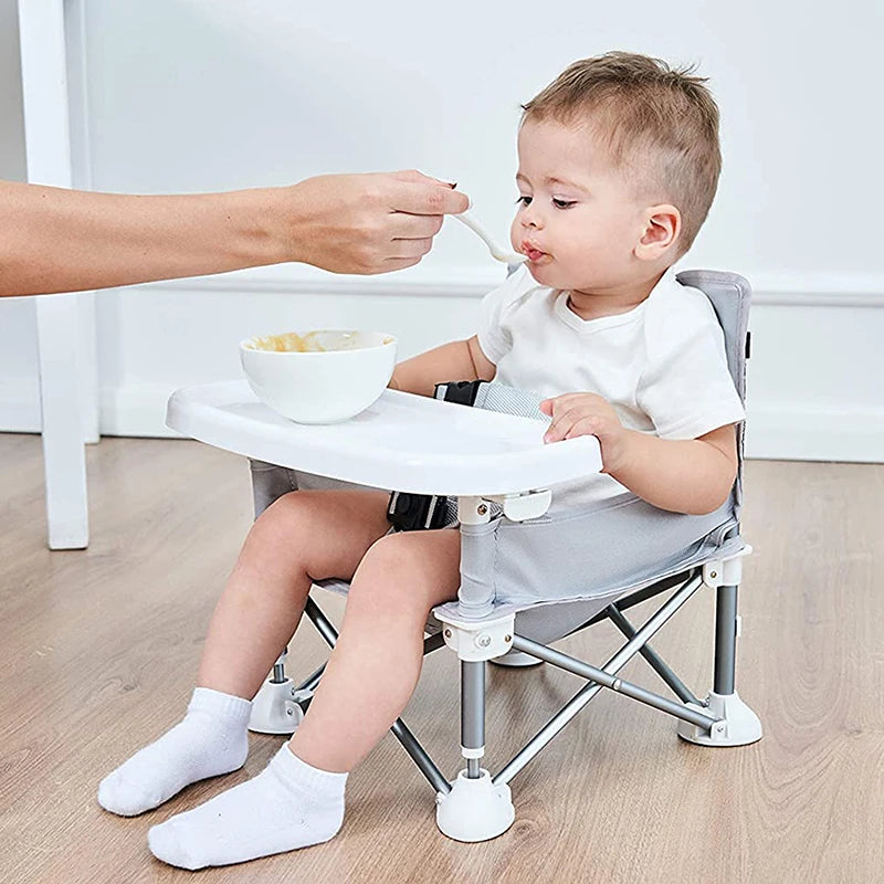 Portable Infant High Chair – Children’s Adjustable Height Seat