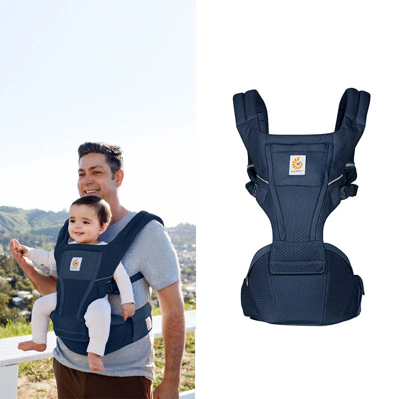Porte-bébé Ergobaby en maille respirante – Toutes positions de portage (3 à 20 kg)