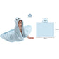 Serviette de bain à capuche Lion mignon – Peignoir de bain doux en bambou pour enfants