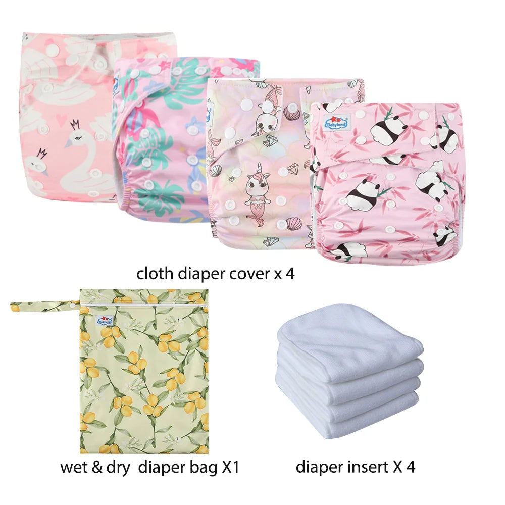 Babyland Waterproof Cloth Diaper Kit