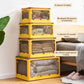 Boîte de rangement pliable BGRORIO – Modèle à roulettes et empilable