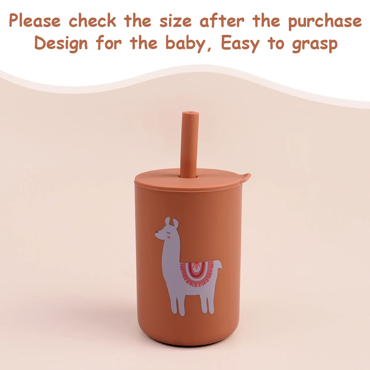 Biberon pour tout-petits – Gobelet à paille en silicone pour enfants