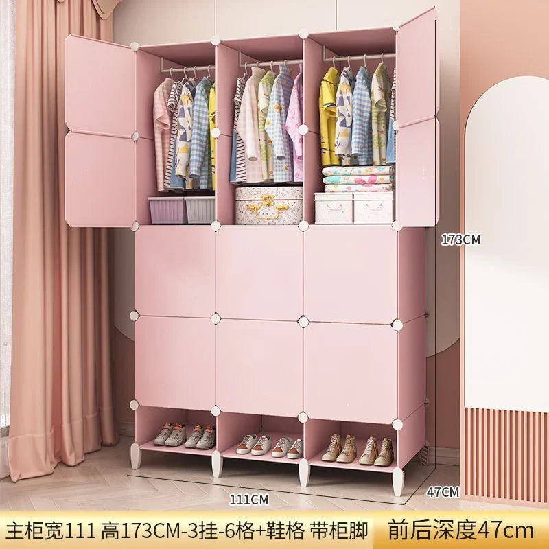 Modular Baby Wardrobe – Minimalist Nordic Fabric Storage