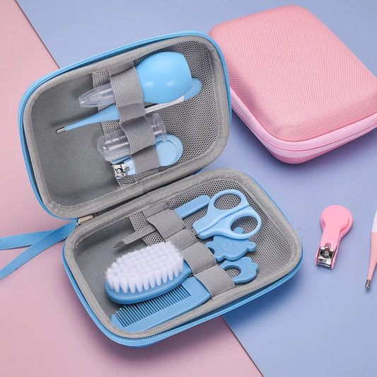 8-Piece Mother & Baby Care Set – Thermometer, Nail Clippers & Essentials
