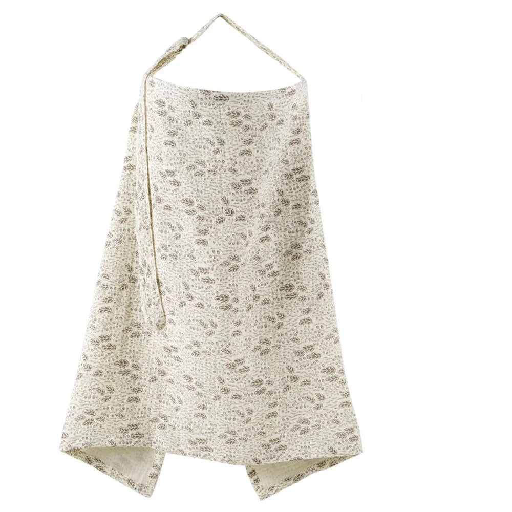 Breathable Muslin Nursing Apron – Privacy Cover for Mom & Baby Feeding