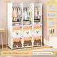 Armoire pliable pour enfants – Rangement en cubes entièrement fermé