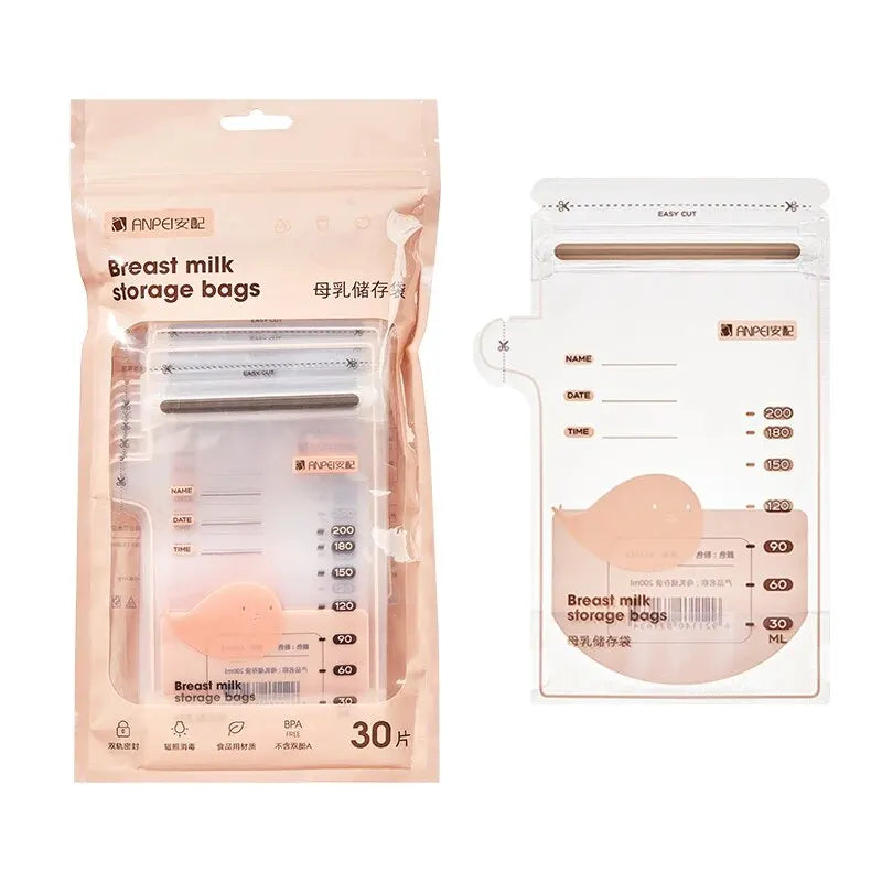 Sachets de conservation du lait maternel Anpei – Portables, jetables, pour réfrigérateur et congélateur