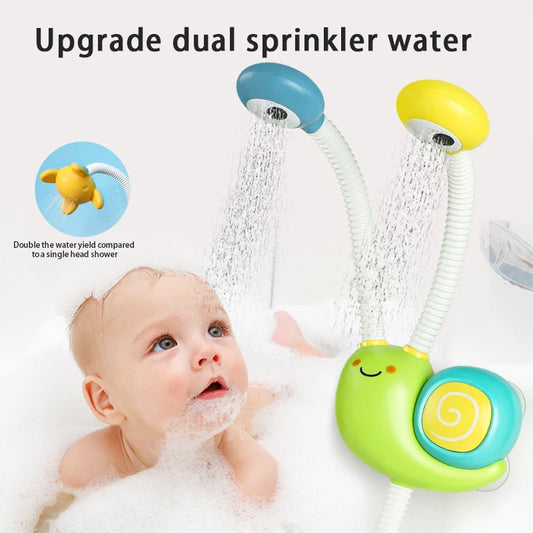 Electric Snail Bath Toy – Water Spray & Faucet Fun for Kids