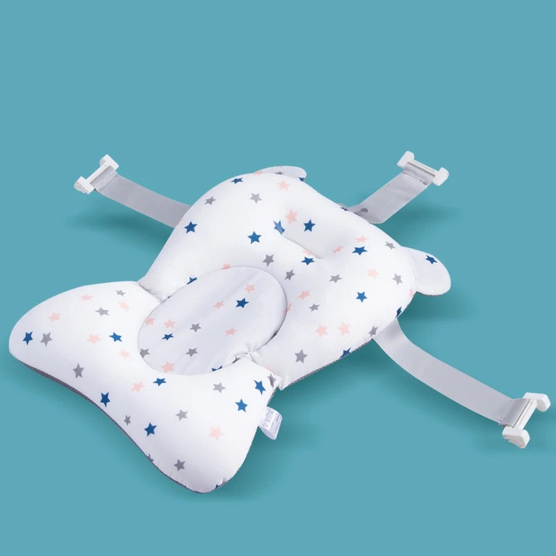 Infant Bathtub Pad – Soft Support & Toddler Shower Net