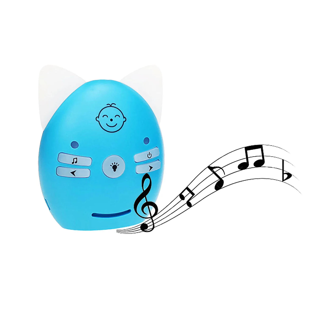Moniteur audio pour bébé 2,4 GHz avec interphone bidirectionnel