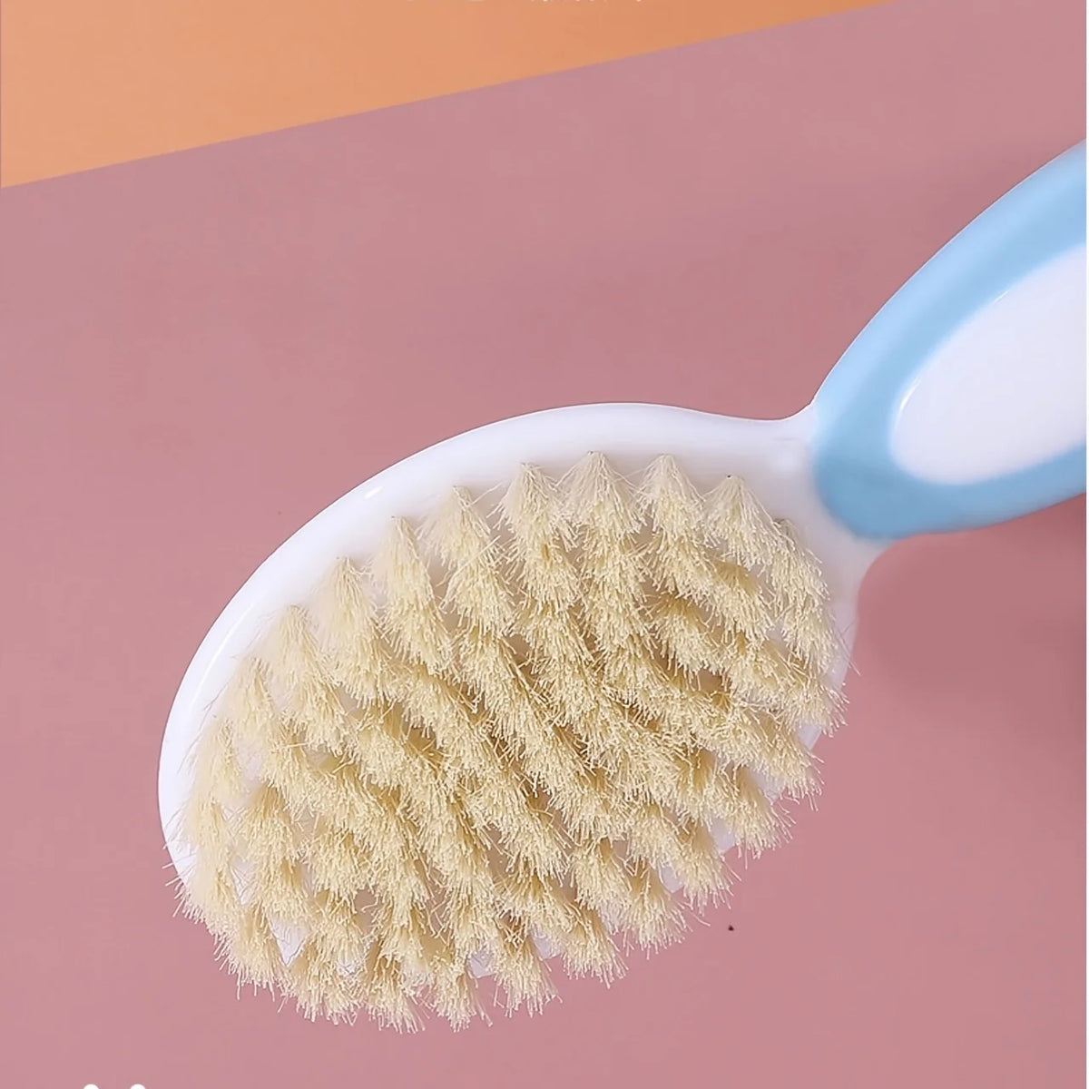 Ensemble brosse et peigne pour bébé (2 pièces) – Poils doux, soin des croûtes de lait