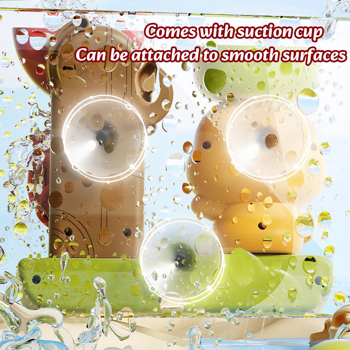 Cute Duck Bathtub Toy – Kids Shower Play Set Birthday Gift Idea